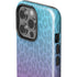 Cheetah Print Purple and Blue iPhone 15 Pro Impact Case